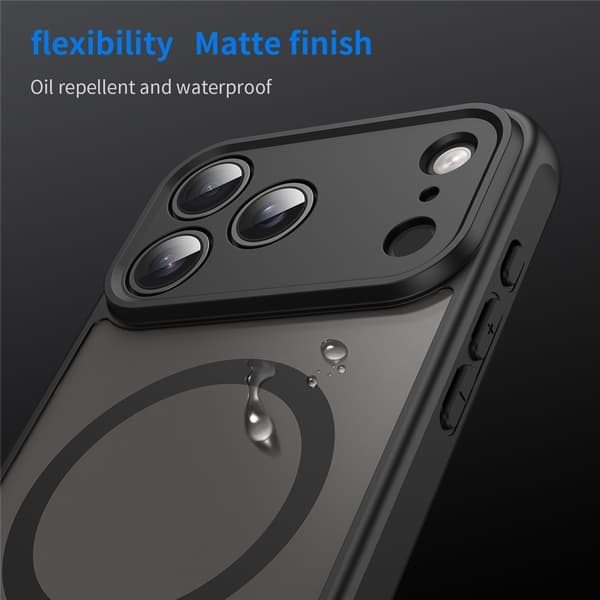 iPhone 17 Pro Max Skal MagSafe Hybrid Svart