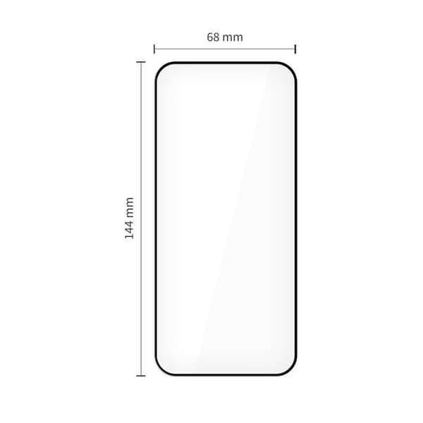 Tech-Protect iPhone 14 Pro 2-PACK Skärmskydd Quick Set+ Svart