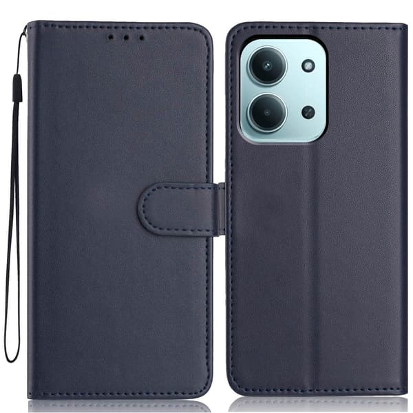 Xiaomi Redmi 15C Fodral Läder Blå