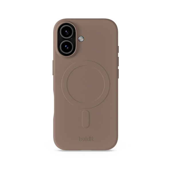 holdit iPhone 17 Mobilskal Soft MagSafe Mocha Brown