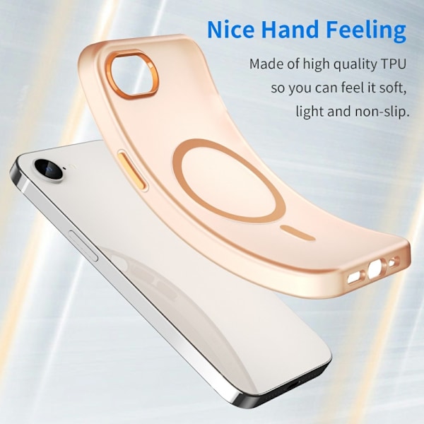 iPhone 16e Skal MagSafe Slim Matt Orange