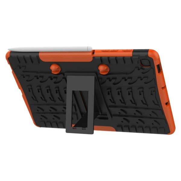 Samsung Galaxy Tab S6 Lite Skal Rugged Kickstand Armor Orange Orange Orange