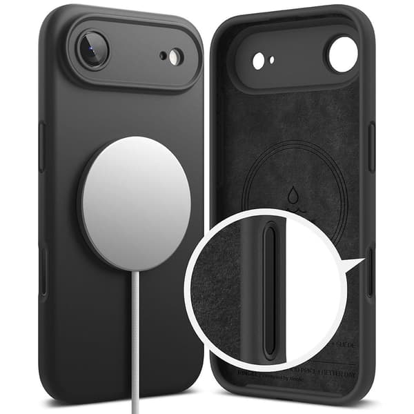 Ringke iPhone Air Skal MagSafe Silikon Svart
