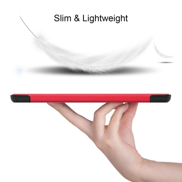 Samsung Galaxy Tab S7 Plus / Tab S8 Plus Tri-Fold S-Pen Laddning Red Röd