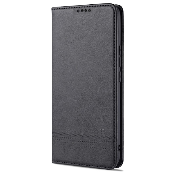 Xiaomi Mi 11 - AZNS Läder Flip Fodral - Svart Black Svart
