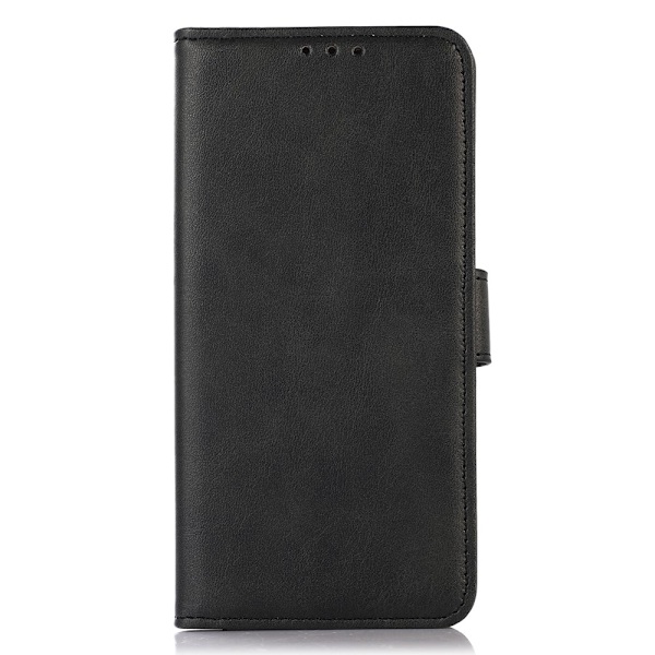 Sony Xperia 10 VI Läder Fodral Läder Solid Svart