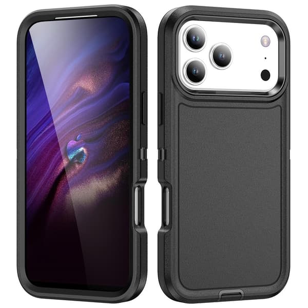 iPhone 17 Pro Max Skal Extreme Shockproof Hybrid Svart