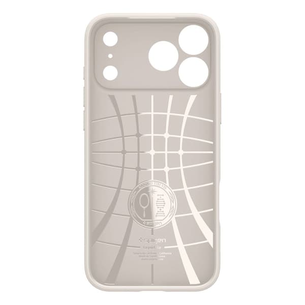 Spigen iPhone 17 Pro Skal Liquid Air Natural Titanium