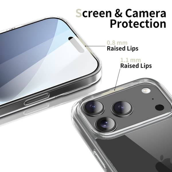 Tech-Protect iPhone 17 Pro Skal FlexAir Hybrid Transparent