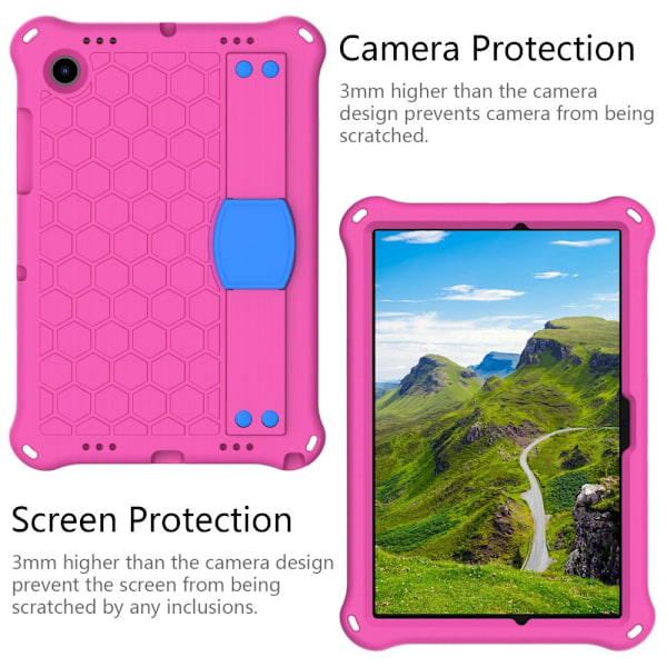 Galaxy Tab A8 10.5 Skal Honeycomb EVA Shockproof Kickstand