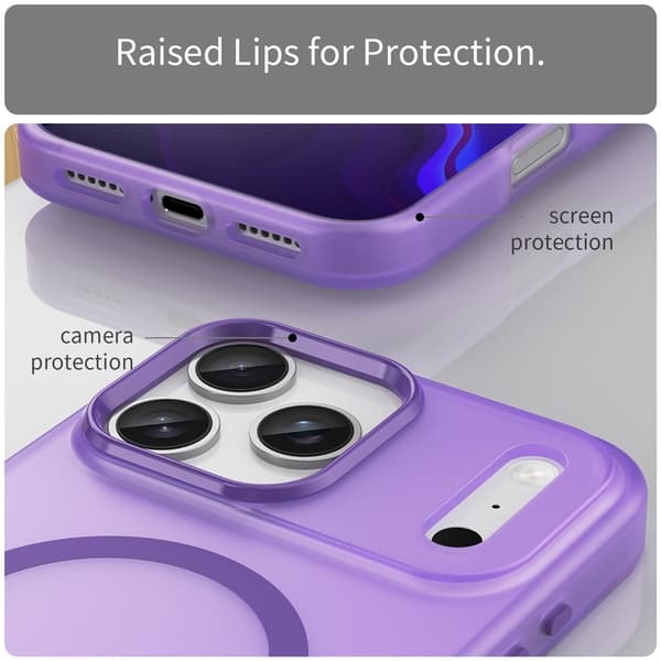 iPhone 17 Pro Max Skal MagSafe Hybrid Lila