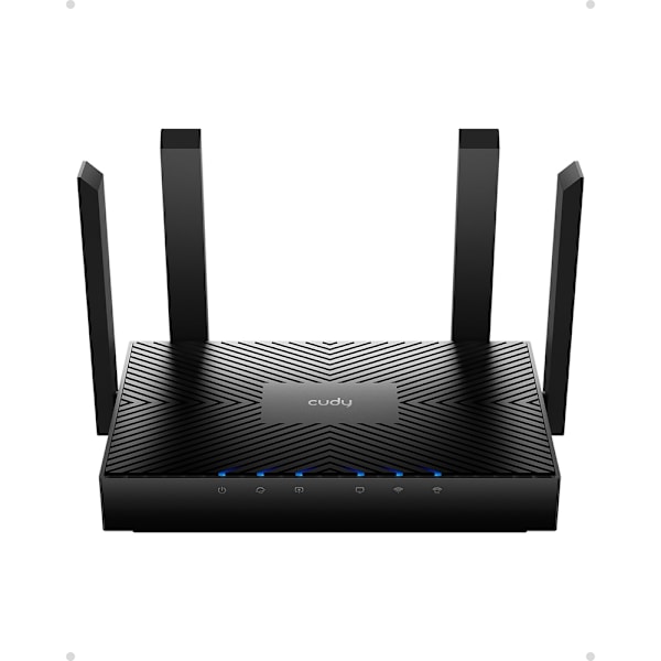 Cudy Wi-Fi Router WR3000 AX3000 Gigabit Wi-Fi 6 Mesh Svart Svart