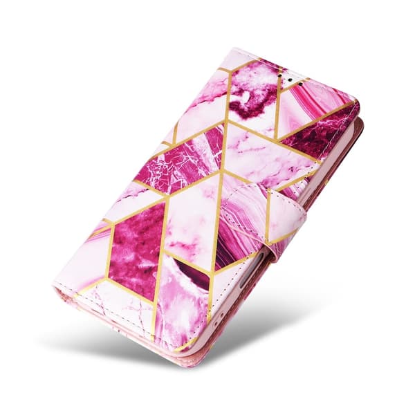 Samsung Galaxy A07 Fodral Läder Marmor Lila