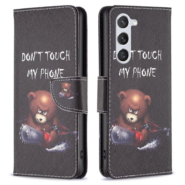 Samsung Galaxy S24 Fodral Med Tryck Dont Touch Bear