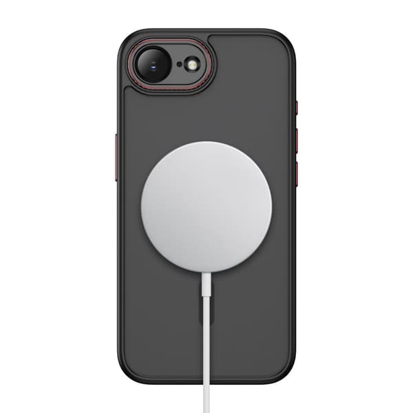 Tech-Protect iPhone 17e/16e Skal MagSafe MagCam Svart/Röd
