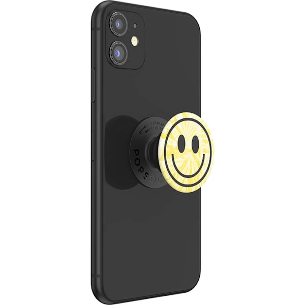 PopSockets Avtagbart Grip med Ställfunktion Tie Dye Smiley