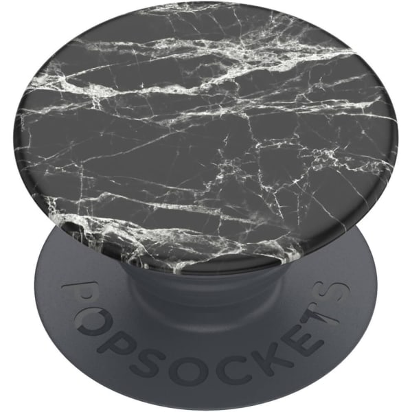 PopSockets Basic Modern Marble Grip Med Ställfunktion Svart