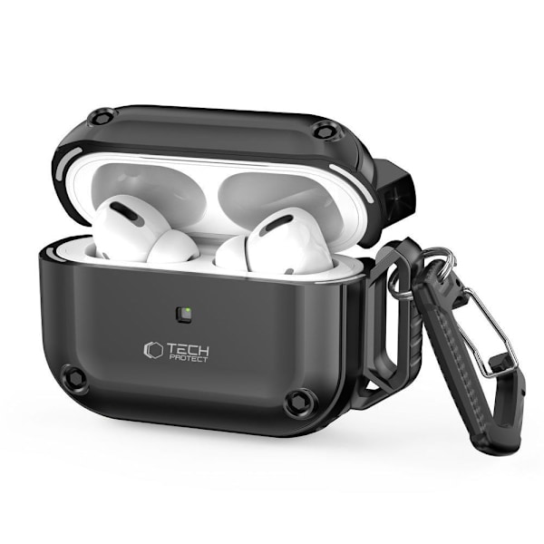 Tech-Protect AirPods Pro 2/1 Skal Rough Hook Svart