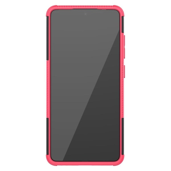 Samsung Galaxy A52 / A52s - Ultimata Stöttåliga Skalet med Stöd Pink Rosa