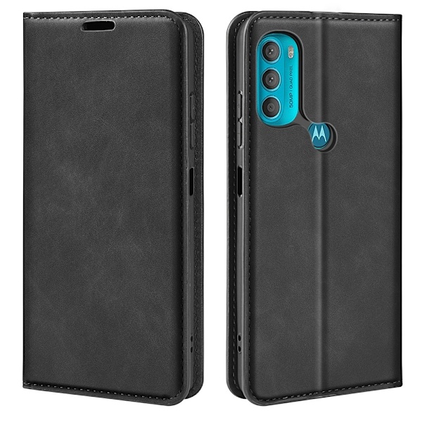 Motorola Moto G71 Fodral Flip Svart
