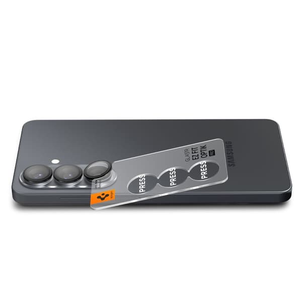 Spigen Galaxy S26 2-PACK Linsskydd Optik Pro GLAS.tR "Ez Fit" Svart