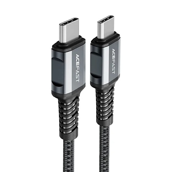 Acefast 60W USB-C Till USB-C 1.2m - Grå