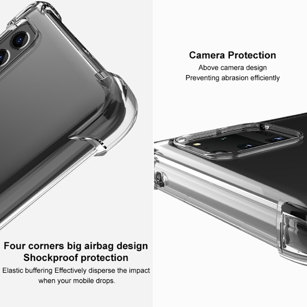 IMAK Google Pixel 7 Skal Shockproof Airbag Transparent