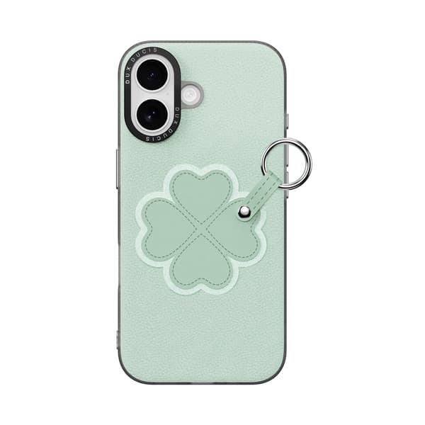 DUX DUCIS iPhone 17 Skal PU-Läder Klöver Grön