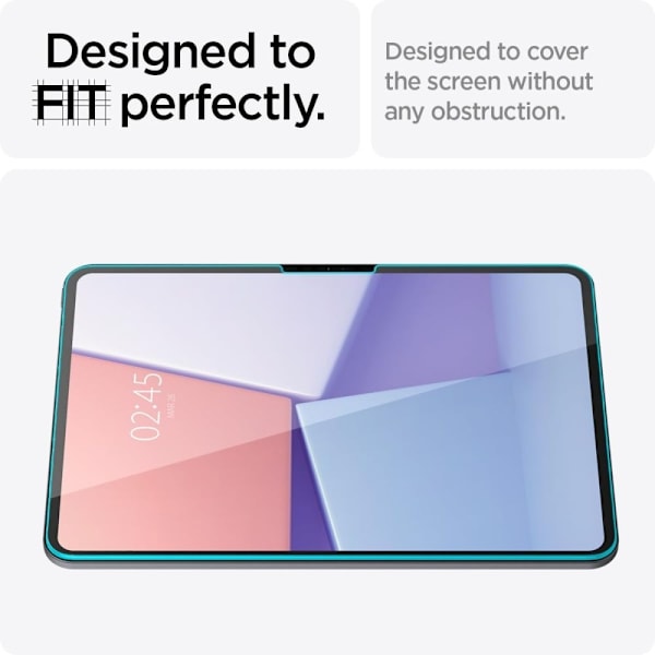 Spigen iPad Pro 11 2024 Skärmskydd "Ez Fit" Glas.tR Transparent