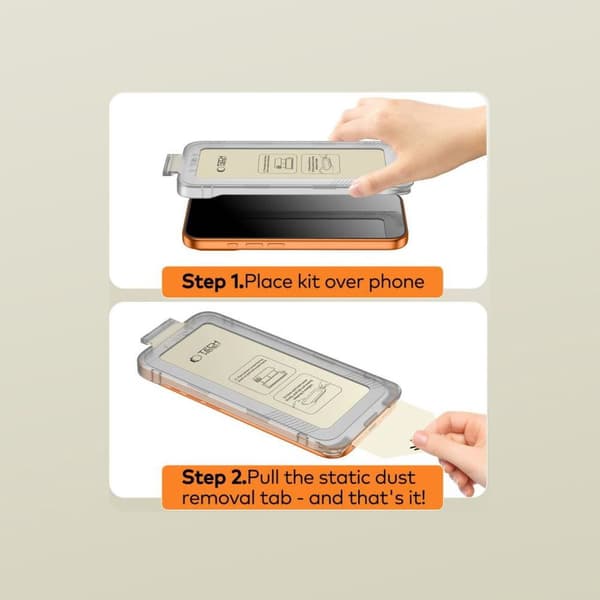 Tech-Protect Galaxy S26 2-PACK Skärmskydd QuickSet+ Härdat Glas