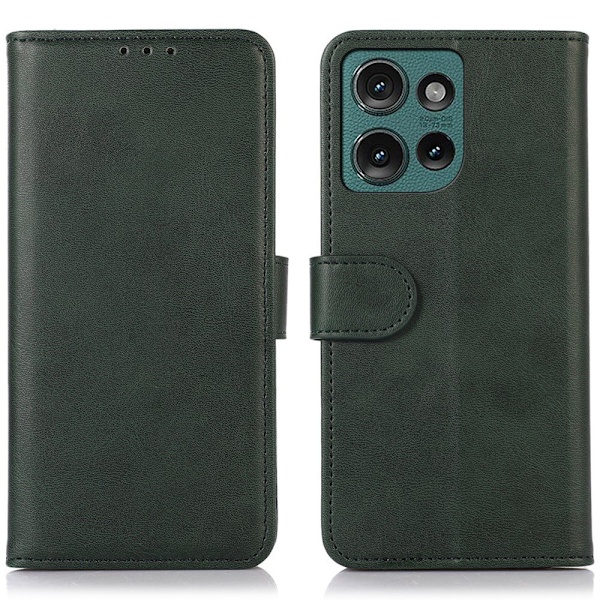 Motorola Edge 50 Neo Fodral Läder Grön