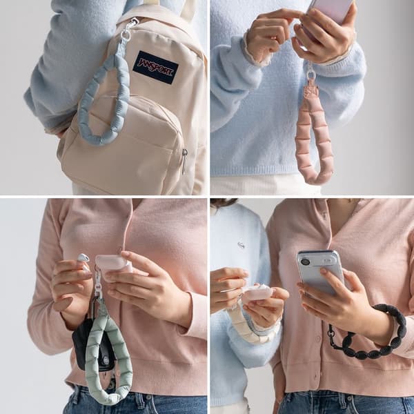 Ringke Handledsrem Holder & Puffer Hand Strap Svart