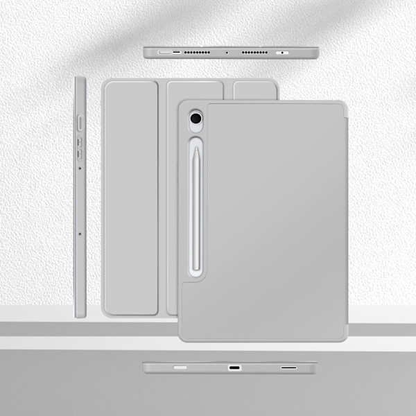 Tech-Protect Galaxy Tab S10 Lite/S10 FE/S9 FE/S9 Fodral SC Grå