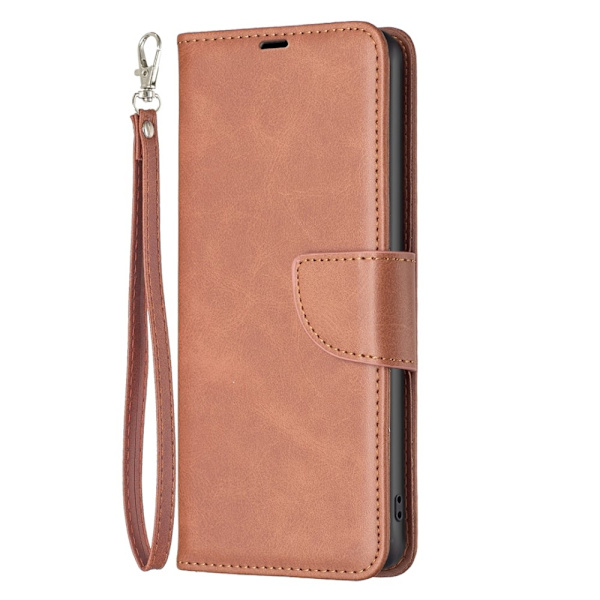 Xiaomi Redmi Note 14 4G Fodral Läder Solid Shark Brun