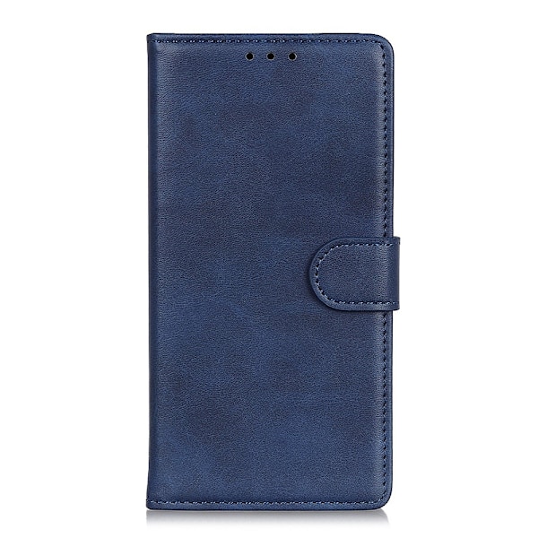 Samsung Galaxy S20 FE - Läder Fodral - Blå Blue Blå