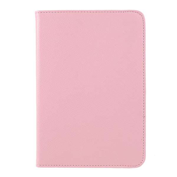 iPad Mini 2024/2021 Fodral 360° Rotation Litchi Ljus Rosa