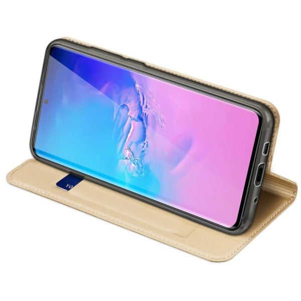 Samsung Galaxy S20 Ultra - DUX DUCIS Plånboksfodral - Guld Gold Guld