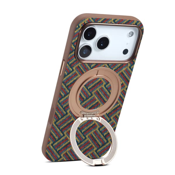 DENIOR iPhone 18 Pro Max/17 Pro Max Skal MagSafe Rut Mönster