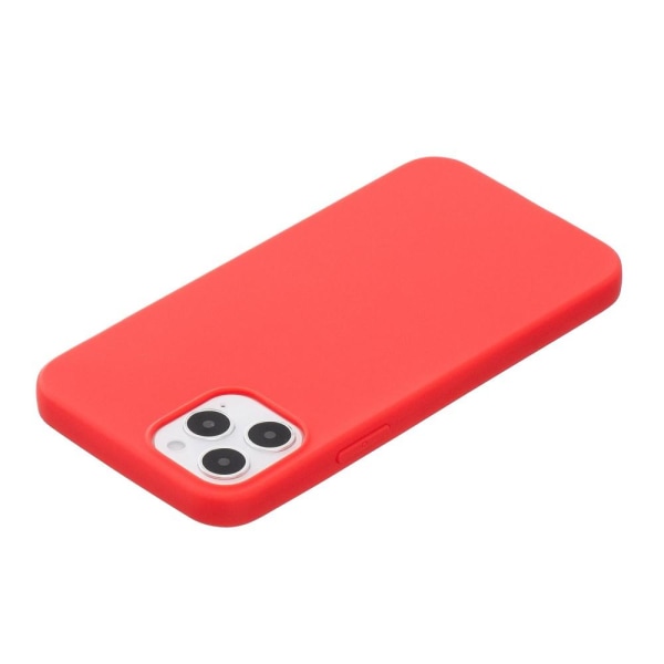 iPhone 12 / 12 Pro - Solid Matt TPU Skal - Röd