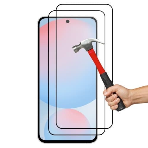 2-Pack Samsung S24 FE Skärmskydd i Härdat Glas Heltäckande