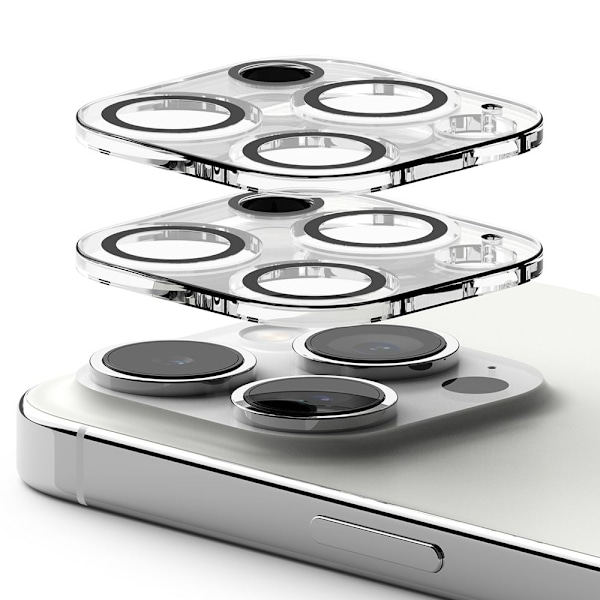 Ringke iPhone 15 Pro 2-PACK Linsskydd Härdat Glas Transparent
