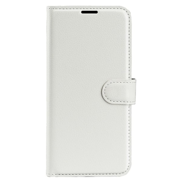 Samsung Galaxy A35 5G Fodral Läder Litchi Vit