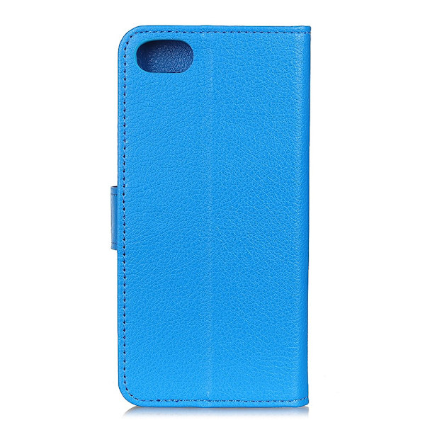 iPhone 7/8/SE (2020/2022) - Litchi Plånboksfodral Blå