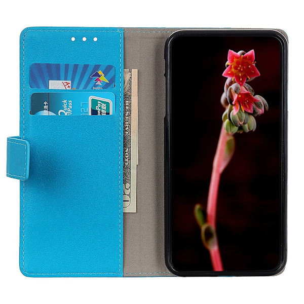 Samsung Galaxy A02s - Plånboksfodral - Blå Blue Blå