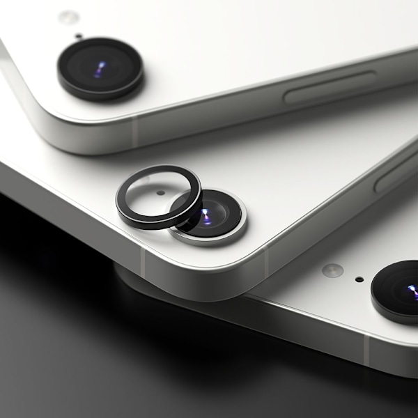 Ringke iPhone 16e 2-PACK Linsskydd Härdat Glas Svart