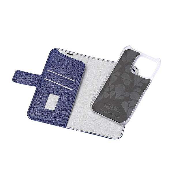 ONSALA iPhone 14 Pro Fodral ECO Navy Blue