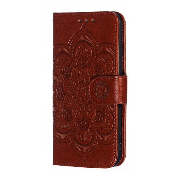 iPhone 7/8/SE (2020/2022) - Mandala Plånboksfodral - Brun Brown Brun