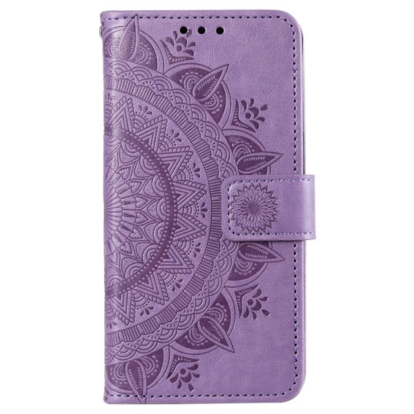 Sony Xperia 10 VI Mandala Läder Fodral Lila