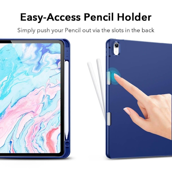 ESR iPad Air 2025-2020 Fodral Rebound Pennhållare Svart