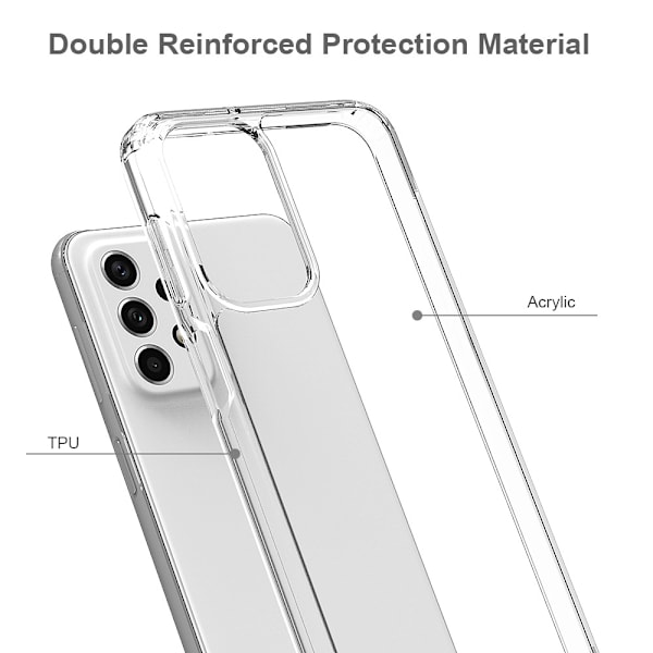 Samsung Galaxy A23 5G Skal Akryl/TPU Shockproof Transparent